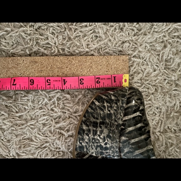 3/$15 Snakeskin pattern platform high heels wedge shoes Bucco Capensis Us 6.5 - Picture 9 of 9